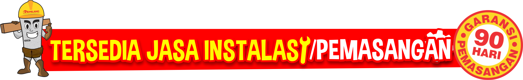 Banner jasa instalasi